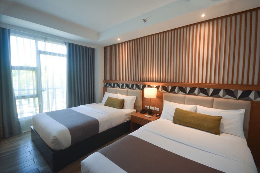 Deluxe Room with Pool View at Crown Hotel Palawan