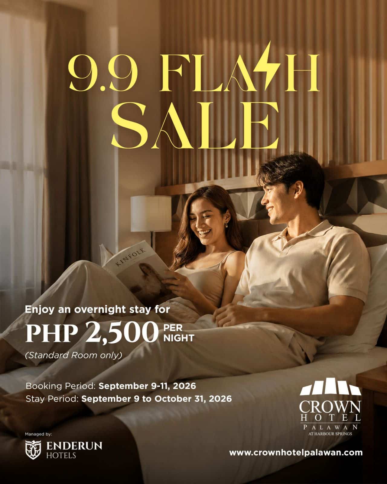 9-9 flash sale crown hotel palawan promo